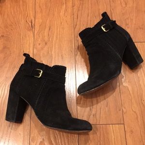 Dolce vita suede ankle booties